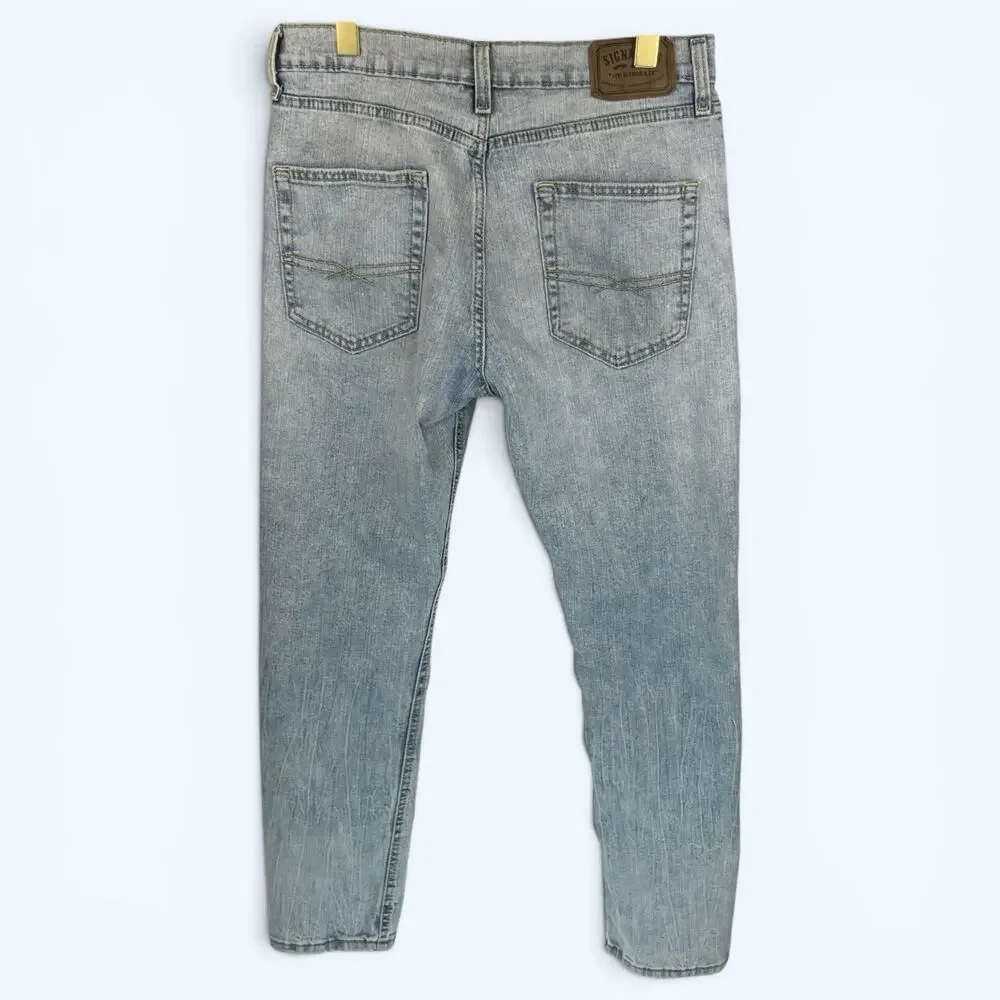 Levi's Signature Regular Light Wash Stretch Men's Jeans 32x30 (33x31) 59240073